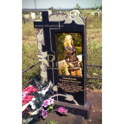 Памятник с фотокерамикой №11 — ritualum.ru